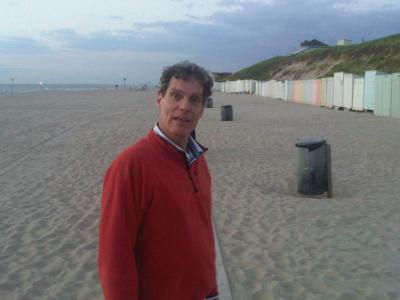 Paul op strand